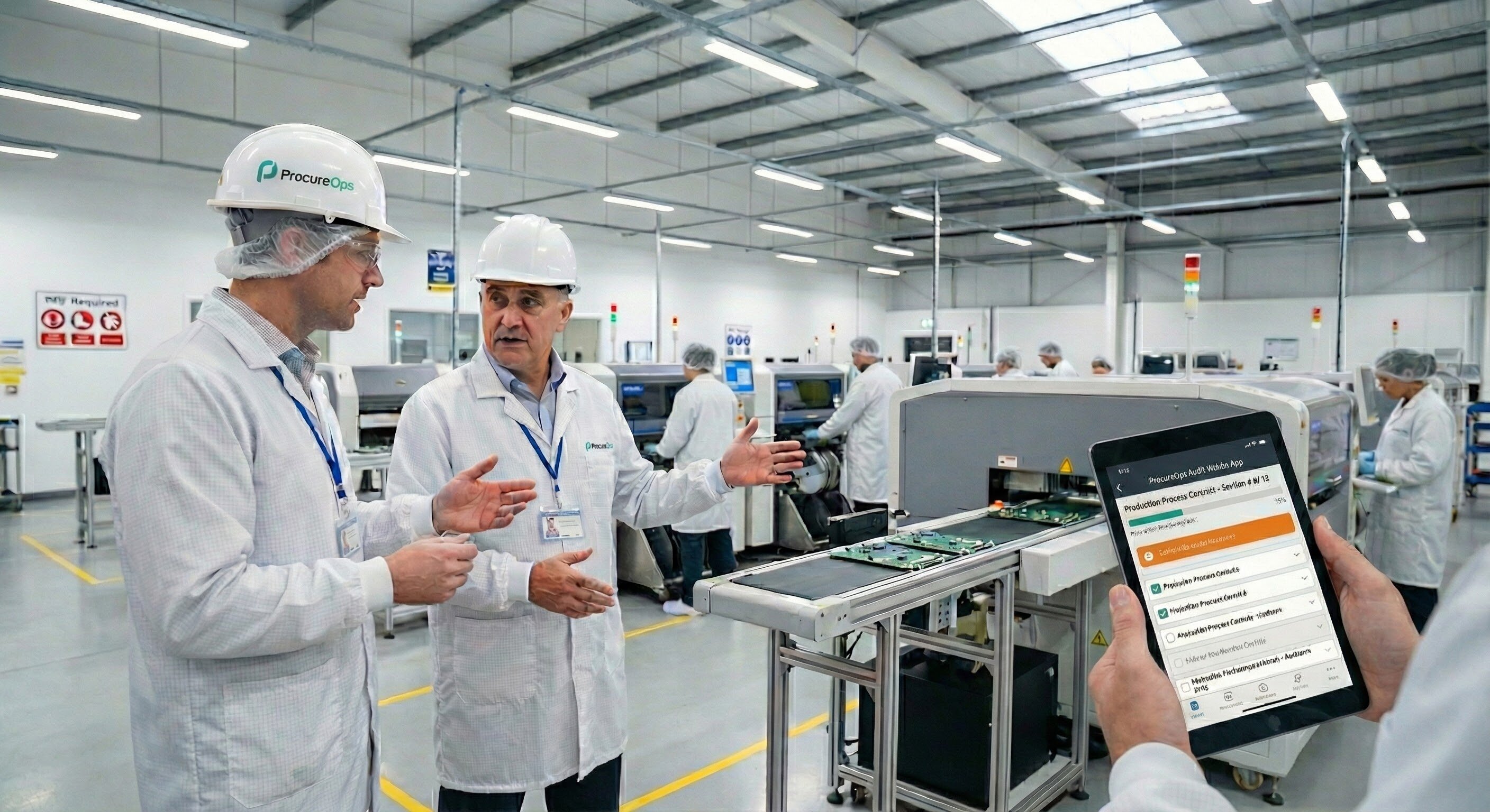 Factory audit in progress