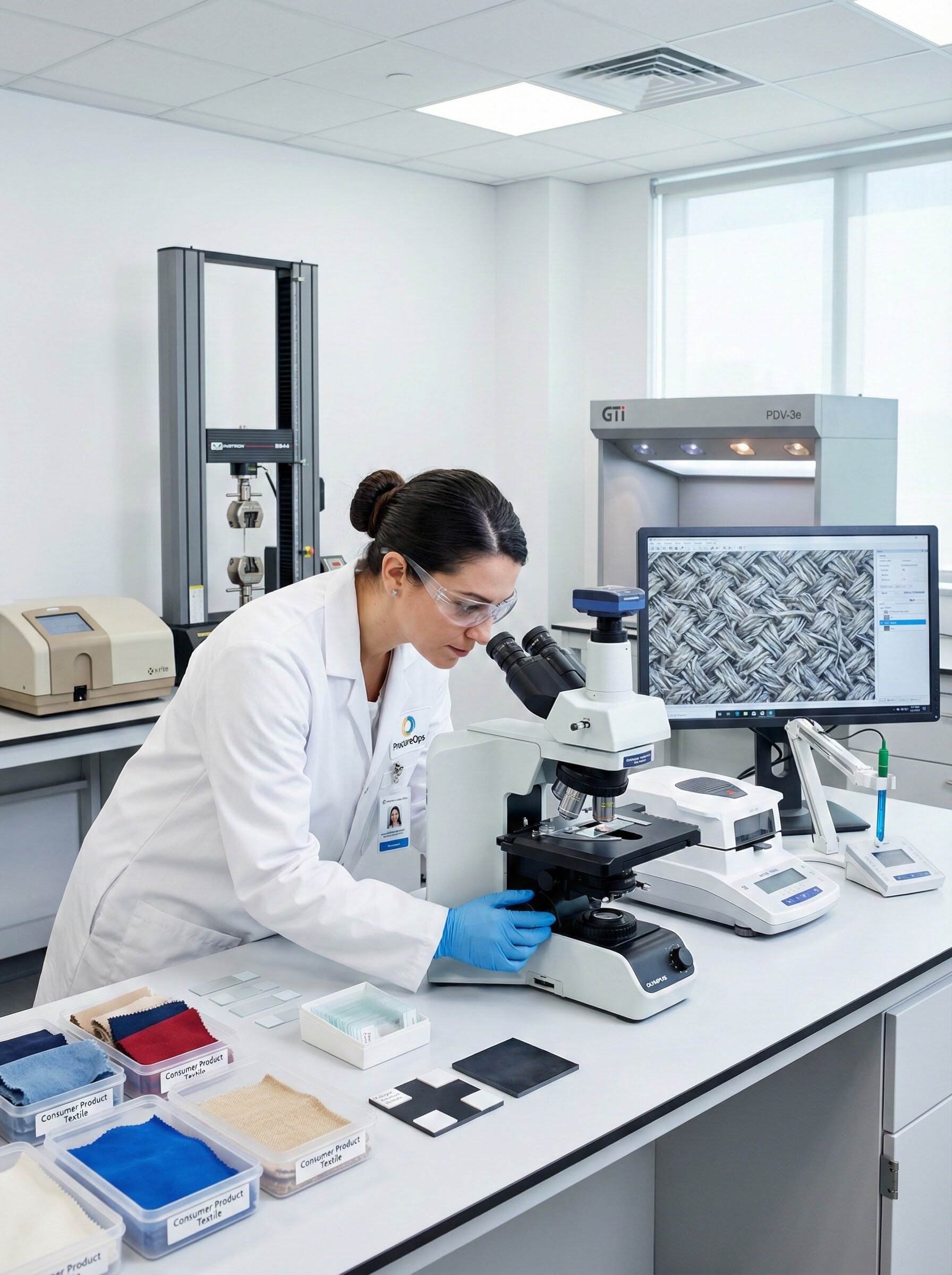 Lab testing equipment and analysis